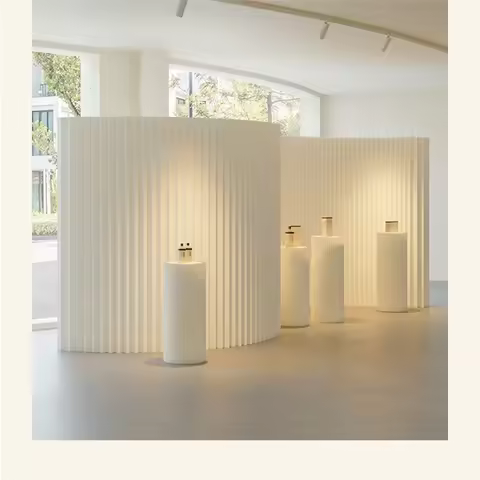 2M waterproof paper screen, partition wall, office baffle, exhibition clothing store, live broadcast