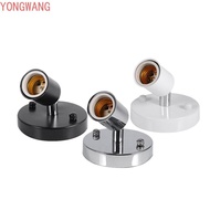 YONGWANG66ZX Lamp Base Wall Lamp Antique E27 180 Degrees Home Bar Light Socket