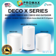 TP-LINK Deco X10 AX1500 / Deco X20 AX1800 / Deco X50 Outdoor AX3000 Wi-Fi 6 Whole Home Mesh System