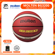 Molten BG5000 /  BG4550 / BG3850 / BG3200 / BG2000 ลูกบาสเกตบอล หนังPU แถมฟรีกระรูดใส่บาสเกตบอล