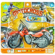 Mainan Sepeda MotorCross Offroad ST2184 Mainan Sepeda Motor Gunung Motocross + Akeseoris Skateboard 