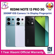 Redmi Note 13 Pro 5G NFC 8GB+256GB Local Set | 120Hz Pro AMOLED Display | 67W Turbo Charging | 1 Yea