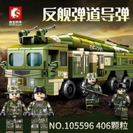 SEMBO BLOCK Connector Set No. 105596 Number 406 pcs Chinese Nationality Armored Car With Weapon And 