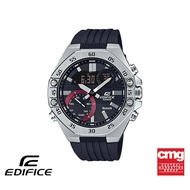 CASIO นาฬิกาข้อมือผู้ชาย EDIFICE รุ่น ECB-10P-1ADF วัสดุเรซิ่น สีดำ