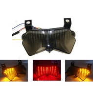 waase For Kawasaki Ninja ZX6R ZX-6R ZX6RR Z750S 2003 2004 Tail Light Brake Turn Signals Integrated L