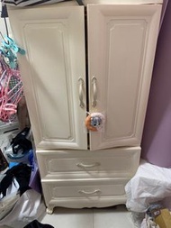 膠衣櫃 實用衣櫃 小衣櫃 雙門衣櫃連櫃桶 家庭傢俬 組合櫃 置物衣櫃 小型家具