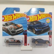 (Sold per piece) Hot Wheels Ford Mustang Shelby GT500 And GTD Blue and Gray Hotwheels Muscle Car
