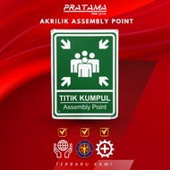 Acrylic ASSEMBLY POINT 40 X 30 CM/ Acrylic ASSEMBLY POINT/