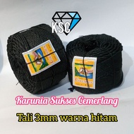 TALI 3MM 1 ROLL  BISA COD / TALI PLASTIK KECIL / TAMBANG 3MM / TALI MURAH / TALI TERPAL / TALI JEMUR