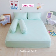 TULIP ชุดเครื่องนอน ผ้าปูที่นอน ผ้านวม รุ่น TULIP CHIC โทนสีเรียบง่าย CHIC M02 สัมผัสนุ่ม สบายสไตล์ม