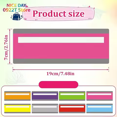 8Pcs Colored Reading Guide Strips Highlight Overlay Dyslexia Reading Tracking Bookmark Ruler@#X