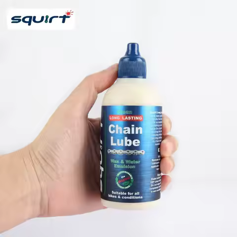 SQUIRT 120ML Bicycle Chain Waxy Maintenance Oil Road MTB Bike Waxy Dry Chain Gear Oil Lube Chain For