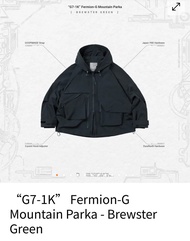 Size 3 “G7-1K” Fermion-G Mountain Parka - Brewster Green goopi Goopimade
