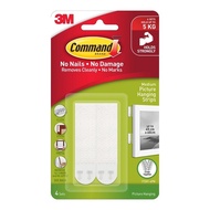 3M Command 17201ANZ Medium Picture Hanging Strip 5kg | Gantung Gambar 5kg | 相框无痕挂钩 5公斤 3m hook 3m wa