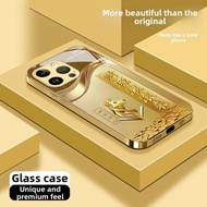 Cai Yuan Gun Gun New Year Style Protective Phone Case Silica Gel / Glass