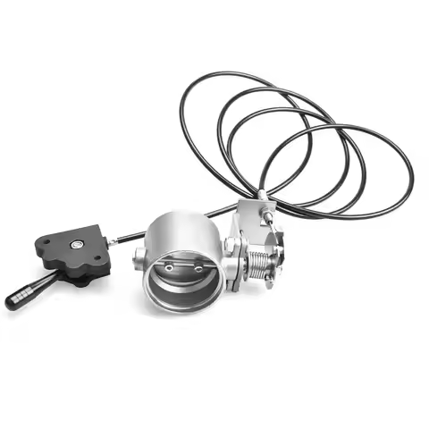 Manual Operation Motorbike Exhaust Control Valve 2"/51mm 60mm Exhaust Control Valve Welded / Waterpr