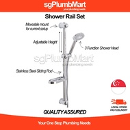 Atlas x sgPlumbMart Adjustable Shower Set Stainless Steel Shower Bar With Shower Head High Quality 8