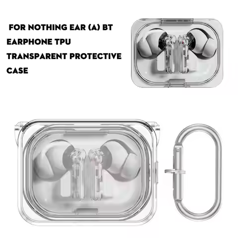 For Nothing Ear (a) Headphone Case Transparent TPU Shell Case Waterproof Clear Ear Case Protective C