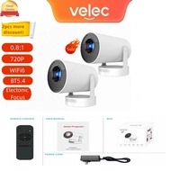 1/2pcs Fokus Elektronik Hy300 Plus Mudah Alih 4k 1280*720p Projektor Rumah 300ansi Filem Luaran Andr