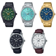 Casio Standard นาฬิกาข้อมือผู้ชาย สายหนัง/สายสแตนเลส รุ่น  MTP-VD03,MTP-VD03B,MTP-VD03D,MTP-VD03L,MT