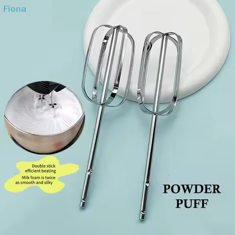☭1/2pcs Hand Mixer Beaters Attachments For Universal Stainless Steel Electric Hand Mixer Whisk Repla