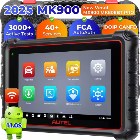 Autel MaxiCOM MK900 Auto Diagnostic Scanner Tools 40+ Services DoIP & CAN-FD 2024 Bidirectional Auto
