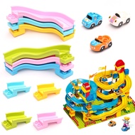 Large Particle Duplo Size Building Blocks Car Track Accessories Marble Race Run MOC Bricks Accessori