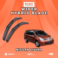 Nissan Livina Hybrid Wiper Blades, Hybrid Model, 1 Set RightKiri W301