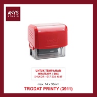 TRODAT Printy (3911) Self-Inked Stamp Custom Made (Black, Blue, Red Ink)