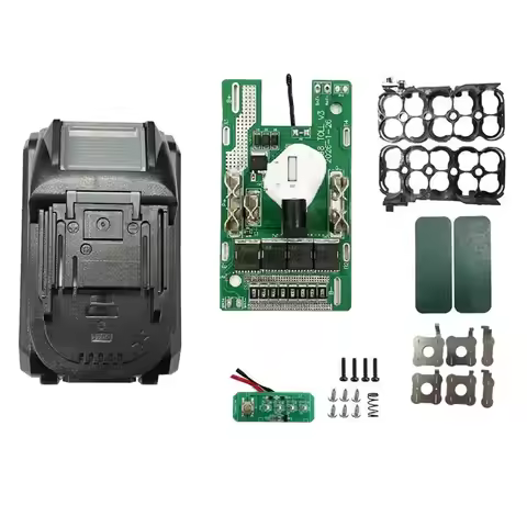 B27B For 21700 Battery Storage Box Case 10Core Battery Protection Board DC6A Fast Charging 4TOLL