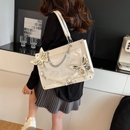 Labyrinth Butterfly Dark Wind Pain Bag Unique Shoulder Messenger Bag Gothic Style Tote Bag