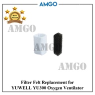 AMGO Replacement Filter for Oxygen Ventilator Oxygen Concentrator YUWELL YU300 YU300S