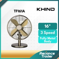 Khind 16" Table Fan 3 Speed  TF161A / Faraday 16" Antique Table Fan With Sirim FTF-160K FTF160K