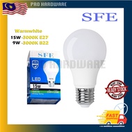 9W 15W LED Bulb E27 B22 Wedge LED Light Bulb Warm White 3000K E27 B22 燈泡 Energy Saving Lighting Bulb