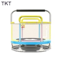 TKT Trampoline Household Children's Indoor Children's Bouncing Bed Bed Family Small Protective Net Bouncing Bed Toy