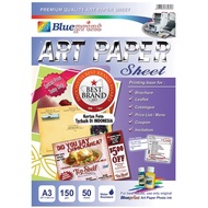 BLUEPRINT ART PAPER 150GSM A3 – Photo Paper 50 Sheets of Art Paper Paper