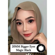 【Big 20mm】 Magic Black / Brown 20mm Contact Lens Original Korea Lens 【 p0.00-p8.00】