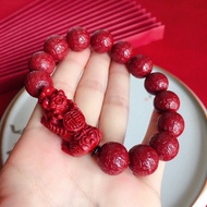 新款美貨 天然原礦紫金砂手鏈 心經珠手鏈 搭配招財貔貅