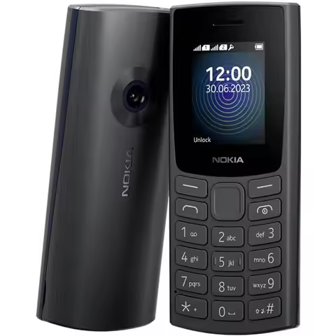 Nokia 110 4G 2023 Spare Phone Bluetooth 5.0 1.8 Inch FM Radio 1000mAh 3.5mm USB-C Interface LED Flas