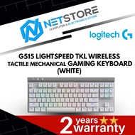 LOGITECH G515 LIGHTSPEED TKL WIRELESS TACTILE MECHANICAL GAMING KEYBOARD (BLACK / WHITE)
