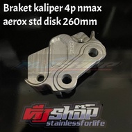 [✅New Ori] Braket Kaliper Nmax Aerox Shok Standar Kaliper 4P Disk