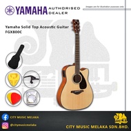 Yamaha FGX800C Dreadnaught Solid Top Acoustic Guitar