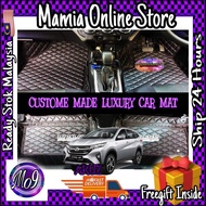 PERODUA ARUZ CAR 6D PREMIUM LUXURY LEATHER CARPET @ KARPET KERETA KULIT MEWAH