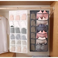 Closet Hanging Organizer Pockets Rotating Metal Hanger Dual Sided Oxford Cloth Space Save Bag for Br