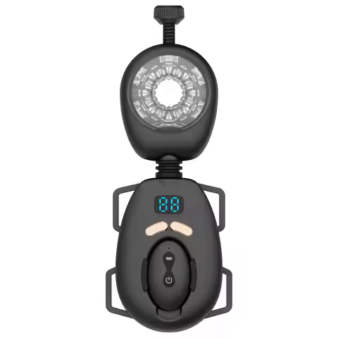 Wearable Male Masturbator Cup Automatic Thrusting Swing Vibrator Realistic Pocket Pussy Stroker Wire