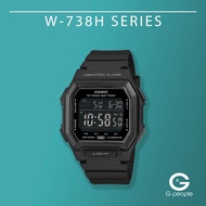 CASIO W-738H-1BV / W-738H-1B / W-738H DIGITAL SPORTS WATCH 100% ORIGINAL