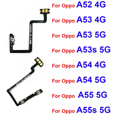 Volume Power Flex Cable For Oppo A52 A53 A53s A54 A55 A55S 4G 5G Power Voulme Side Keys Buttons Swit