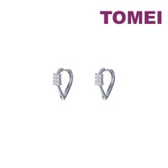 TOMEI Diamond Earrings, White Gold 585
