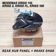 KRISS 110 100 KRISS2 KRISS-2 REAR BRAKE HUB PANEL / HUB BREK BELAKANG KRISS100 KRISS110 KRISS2 AR80 