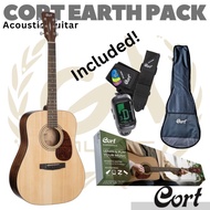 Cort Earth Pack 60 Acoustic Guitar Bundle | Gitar Akustik Earth60 Op